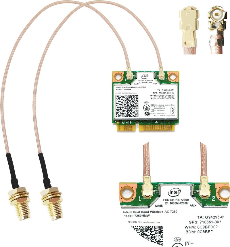 Rydocyee IPEX U.FL to SMA Female Cable 8 Inches RG178 WiFi Pigtail Coaxial Cable Connecting SMA Antenna to 4G 5G Router, Modem, MiFi Hotspot, Mini PCIE Wireless Card, WiFi Motherboard - 2 Pack - Image 5